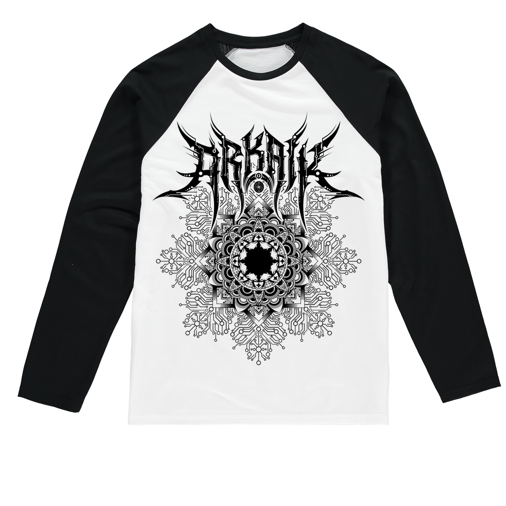 Mandala w/ Logo Sublimation Baseball Long Sleeve T-Shirt